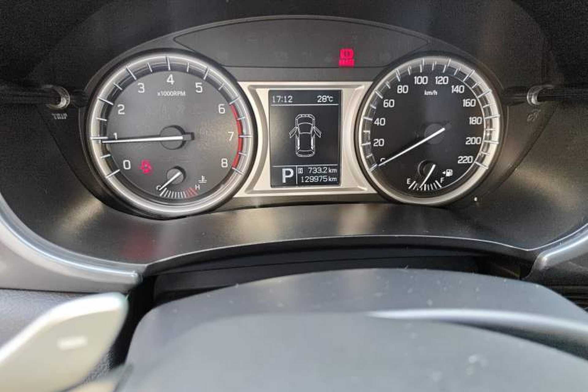 Used Suzuki Vitara 2016 1.4T Automatic Two-Wheel Drive Luxury Version Odometer Close Up