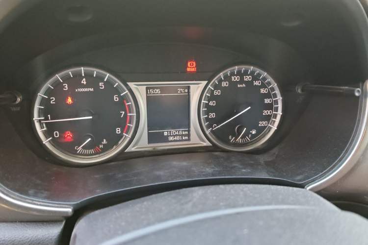Used Suzuki Vitara 2016 1.6L Manual Two-Wheel Drive Entry-Level Trim Odometer Close Up