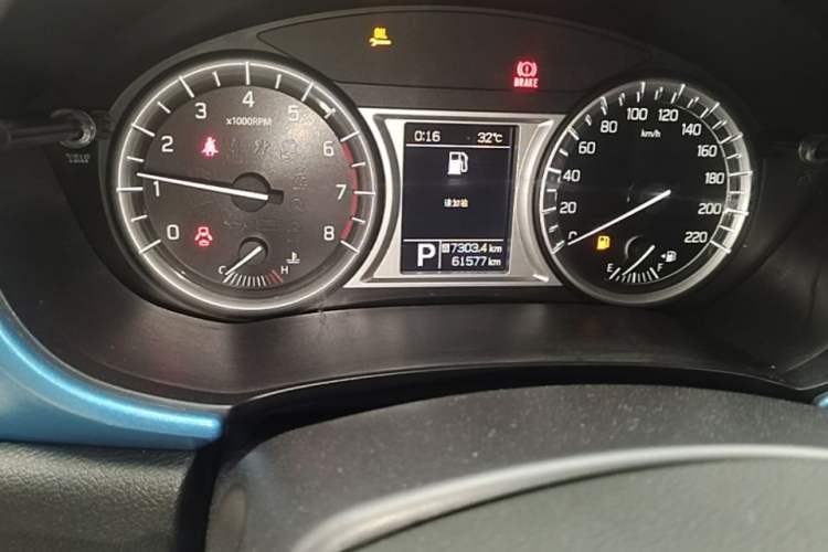 Used Suzuki Vitara 2016 1.4T Automatic Two-Wheel Drive Luxury Version Odometer Close Up