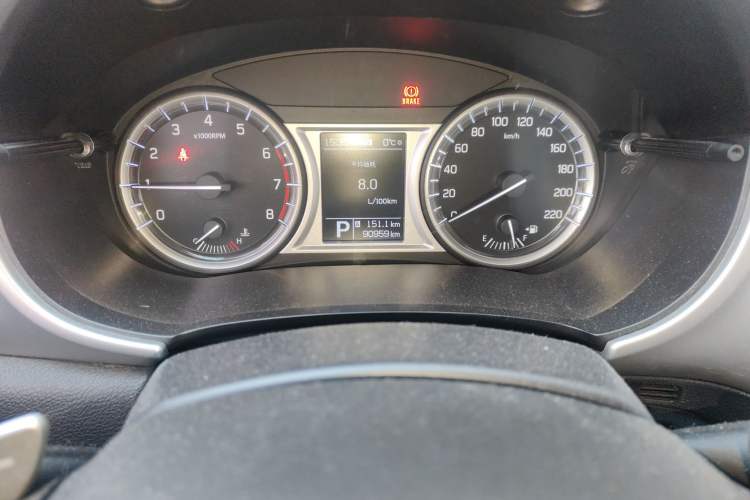 Used Suzuki Vitara 2016 1.4T Automatic All-Wheel Drive Leading Version Odometer Close Up
