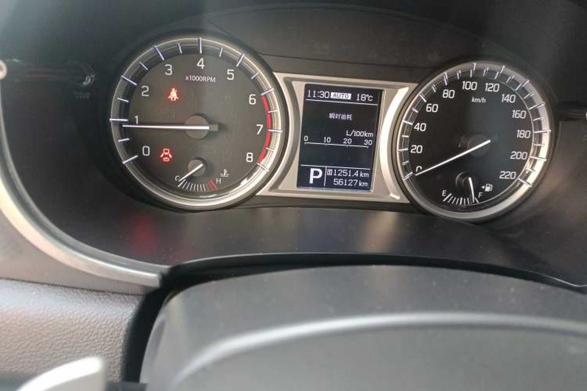 Used Suzuki Vitara 2016 1.4T Automatic 4x4 Flagship Model Odometer Close Up
