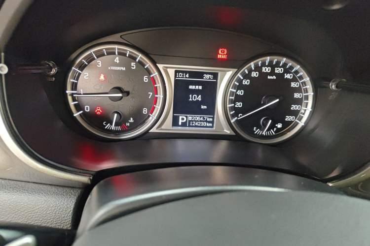 Used Suzuki Vitara 2016 1.4T Automatic Two-Wheel Drive Elite Model Odometer Close Up