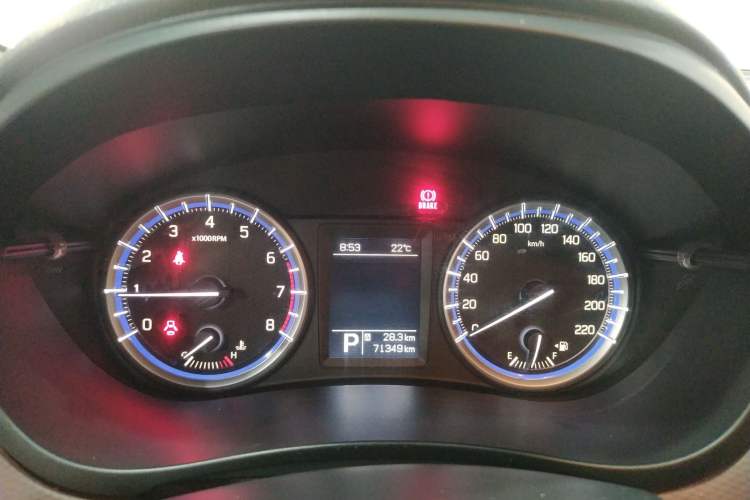 Used Suzuki Vitara S-Cross 2017 1.6L CVT Two-Wheel Drive Urban Advanced Model Odometer Close Up