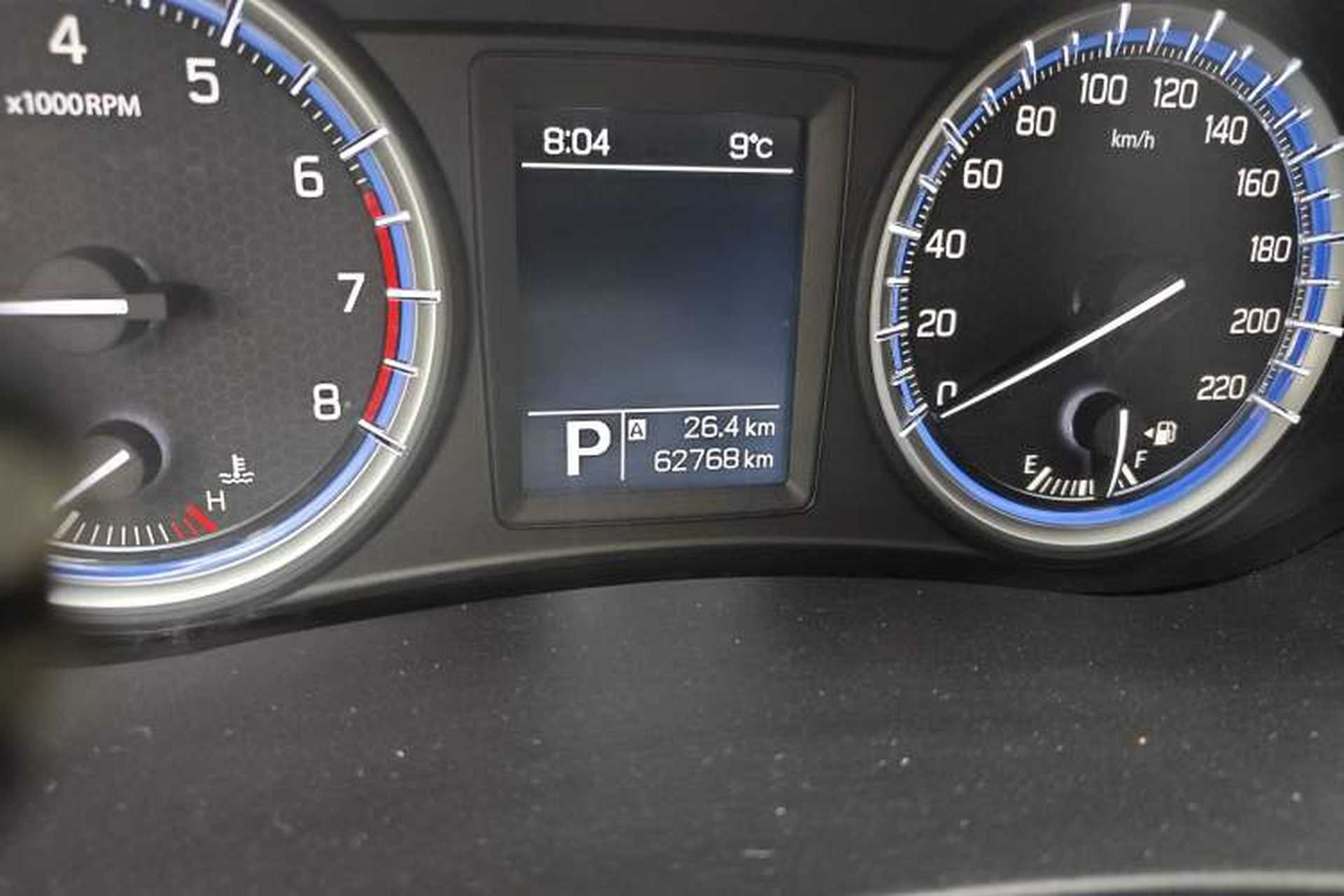 Used Suzuki Vitara S-Cross 2017 1.6L CVT Two-Wheel Drive Urban Advanced Model Odometer Close Up