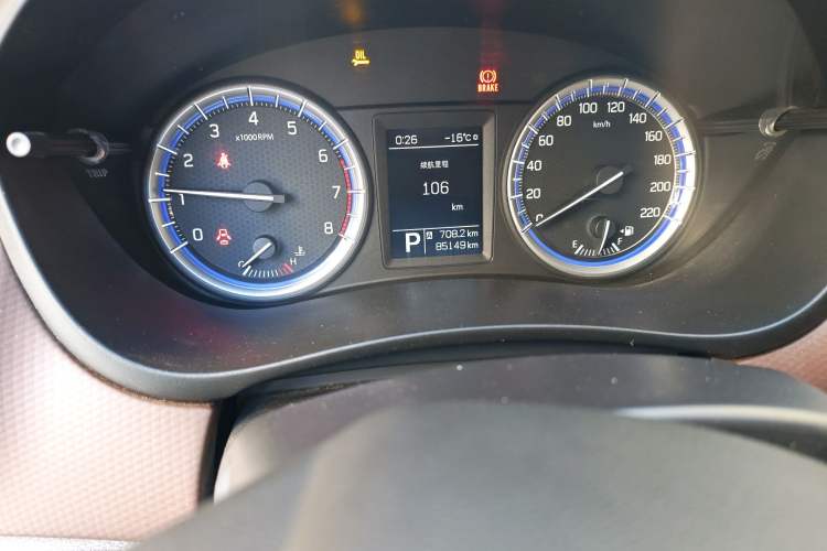 Used Suzuki Vitara S-Cross 2017 1.6L CVT Two-Wheel Drive Urban Fashion Model Odometer Close Up