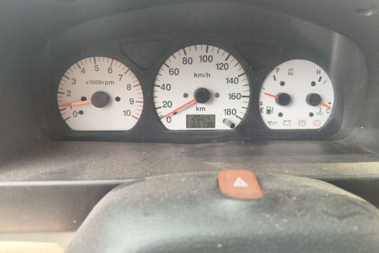 Used Suzuki Wagon R 2008 1.4L Manual STD Odometer Close Up