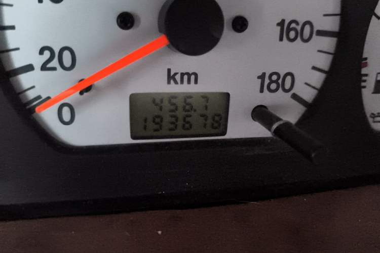 Used Suzuki Wagon R 2008 1.4L Manual STD Odometer Close Up
