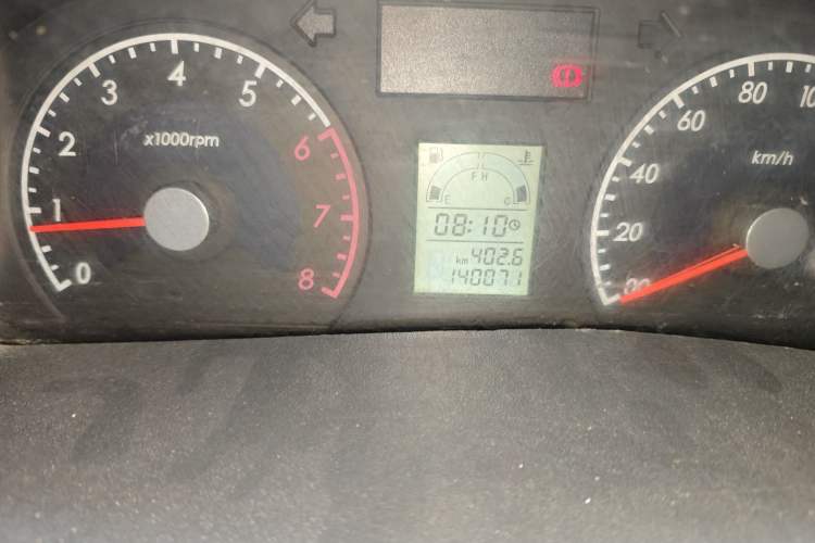 Used Suzuki Wagon R 2011 e 1.4L Manual Standard Model 1 Odometer Close Up