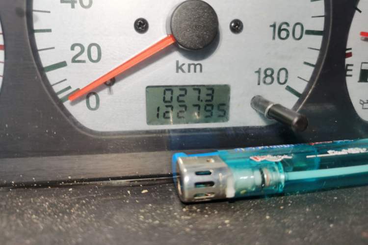 Used Suzuki Wagon R 2012 Entrepreneur Edition 1.0L Manual - Overdrive Type Odometer Close Up