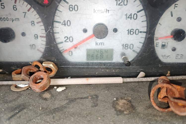 Used Suzuki Wagon R 2012 Entrepreneur Edition 1.0L Manual - Overdrive Type Odometer Close Up
