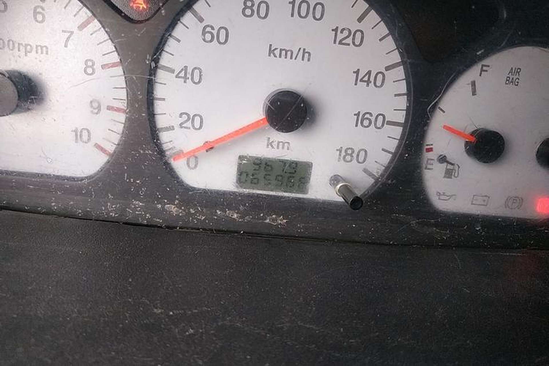 Used Suzuki Wagon R 2013 Venture Edition 1.0L Manual - Practical Model 3 Odometer Close Up