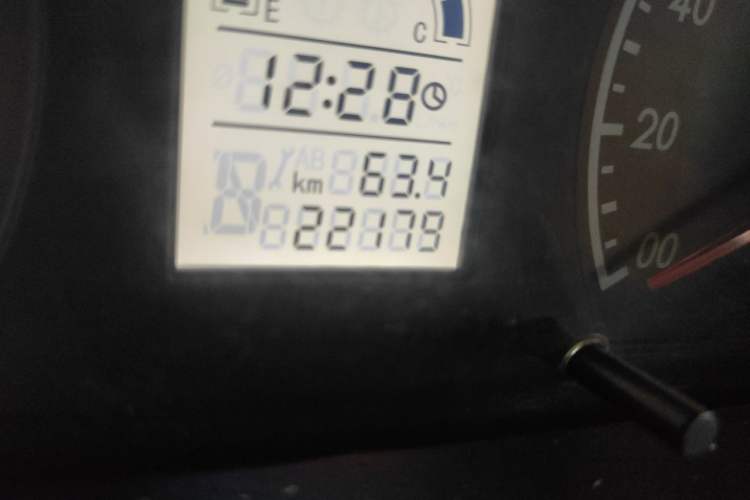 Used Suzuki Wagon R 2013 All-Around Edition 1.4L Manual Practical Model Odometer Close Up