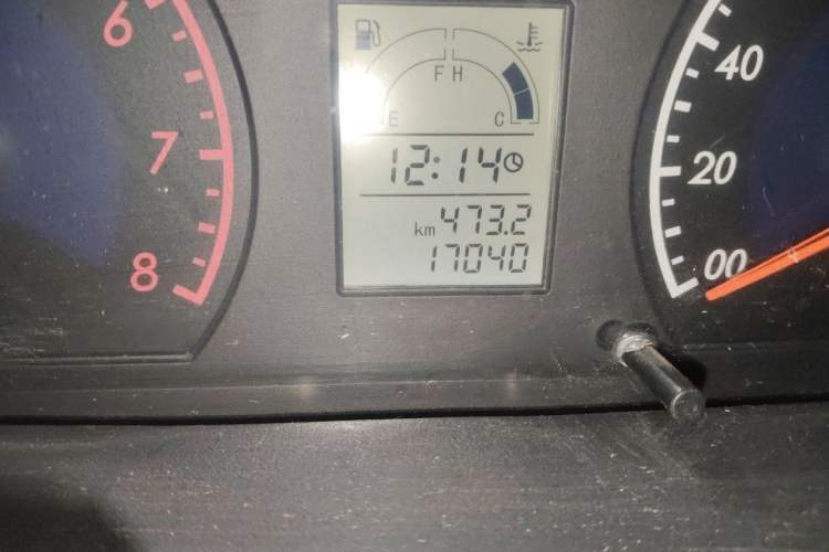 Used Suzuki Wagon R 2013 All-Around Edition 1.4L Manual Practical Model Odometer Close Up