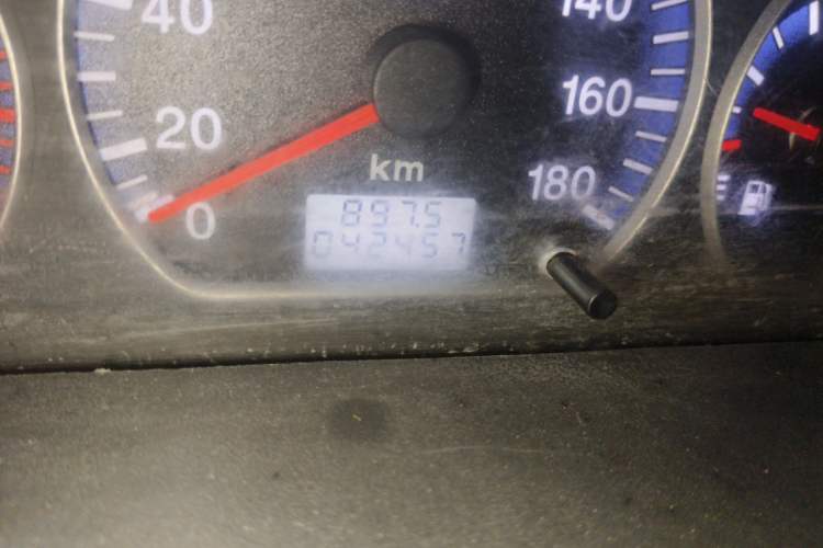 Used Suzuki Wagon R 2015 1.0L Manual Comfort Model Odometer Close Up