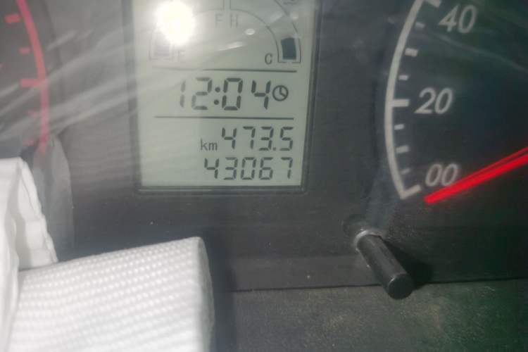 Used Suzuki Wagon R 2016 1.4L Manual Value Model Odometer Close Up