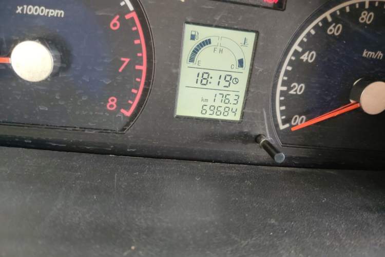 Used Suzuki Wagon R 2016 1.4L Manual Value Model Odometer Close Up
