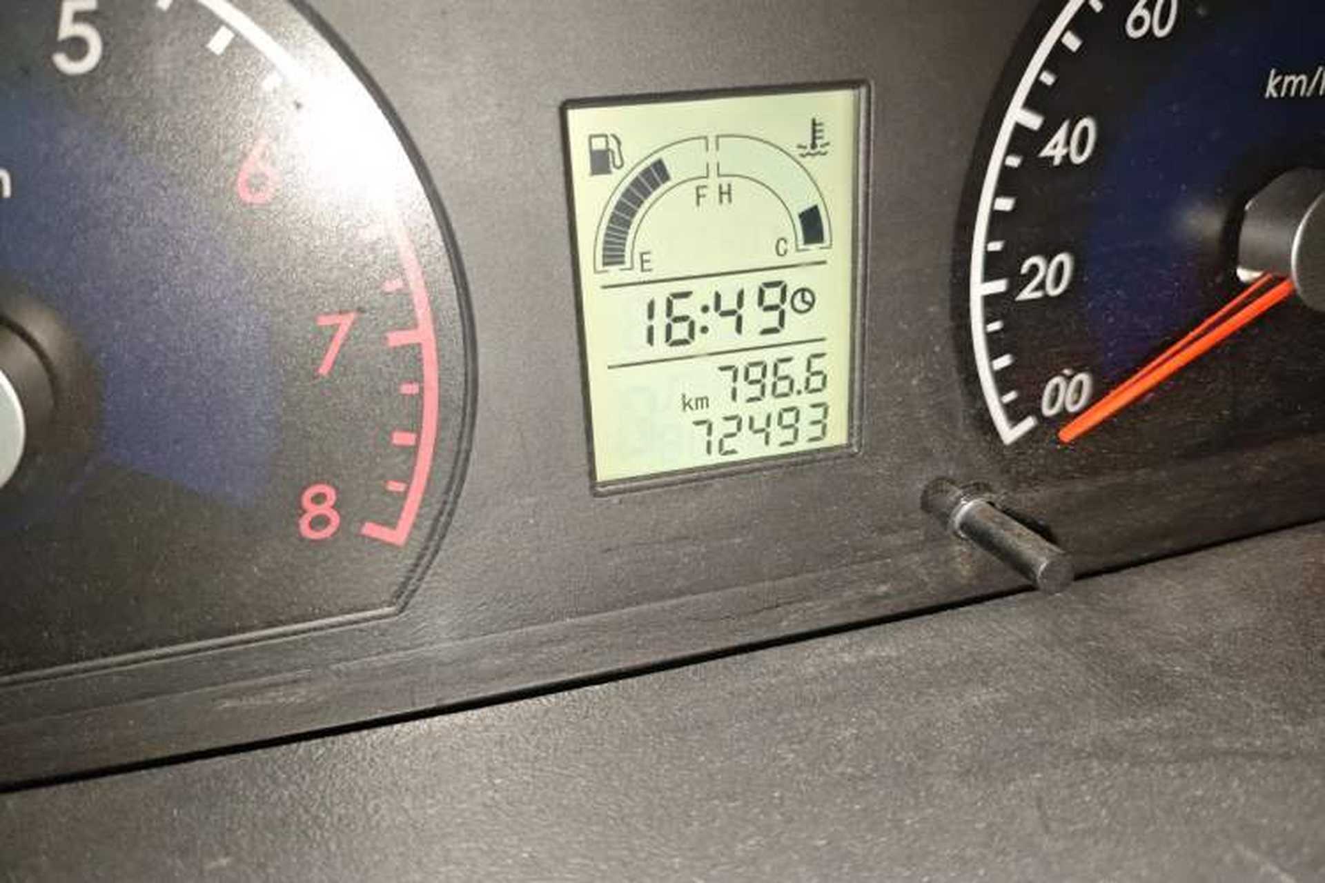 Used Suzuki Wagon R 2016 1.4L Manual Ultra-Value Model Odometer Close Up