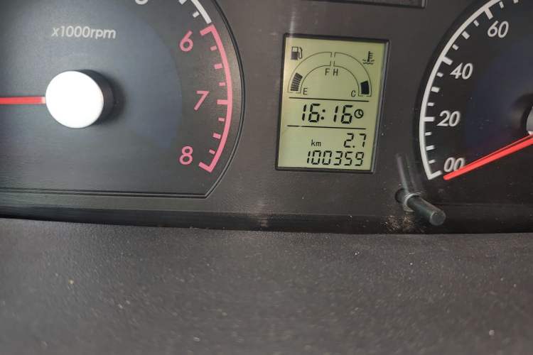 Used Suzuki Wagon R 2016 1.4L Manual Value Model Odometer Close Up
