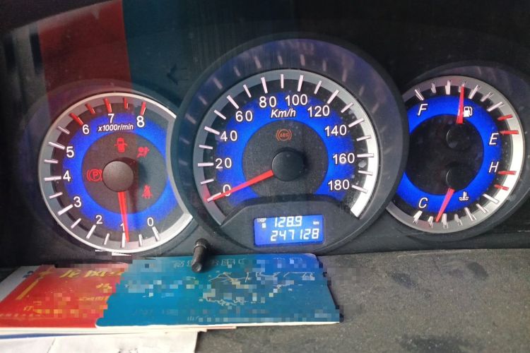 Used Suzuki Wagon R X5 2013 Revised Version 1.4L VVT Cruise Edition Odometer Close Up