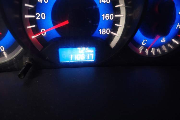 Used Suzuki Wagon R X5 2013 Revised Version 1.4L VVT Cruise Edition Odometer Close Up