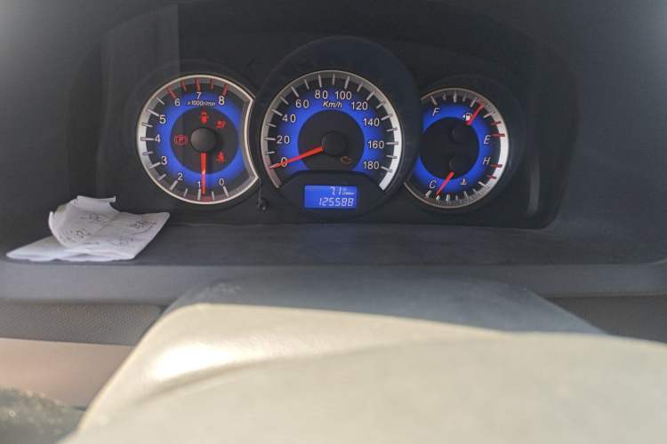 Used Suzuki Wagon R X5 2013 Revised Version 1.4L VVT Cruise Edition Odometer Close Up