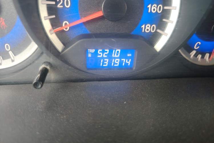 Used Suzuki Wagon R X5 2013 Revised Version 1.4L VVT Cruise Edition Odometer Close Up
