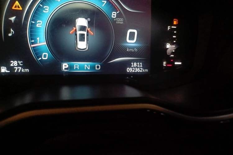 Used SWM G01 2018 1.5T Automatic Smart UP Odometer Close Up