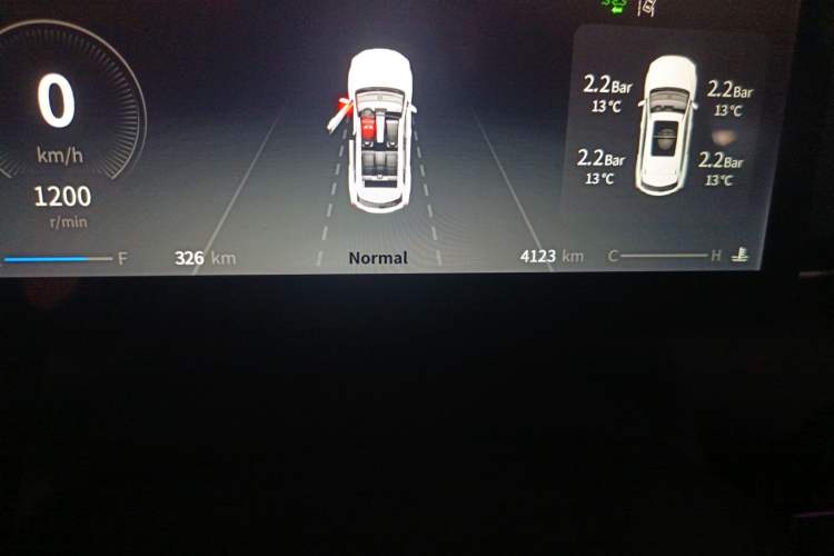 Used SWM G01 Pro 2025 Model—Luxury Version Odometer Close Up