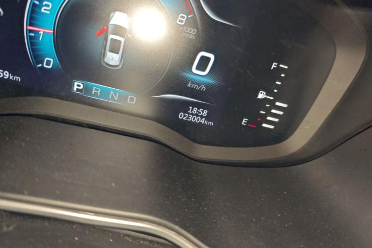 Used SWM Iron Man 2021 1.5T Automatic Golden Edition Odometer Close Up