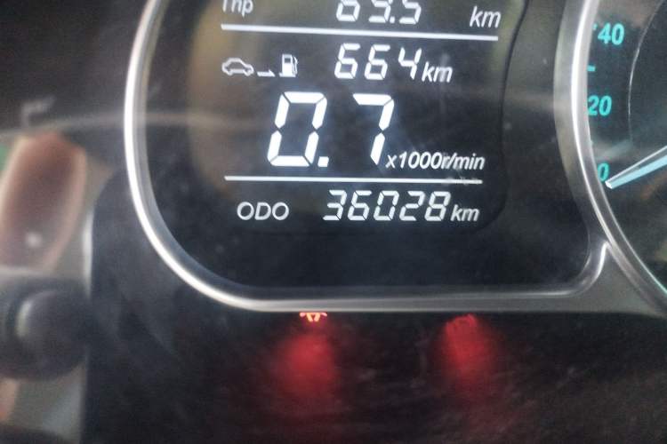 Used SWM X3 2022 1.5L Manual Comfort Edition Odometer Close Up