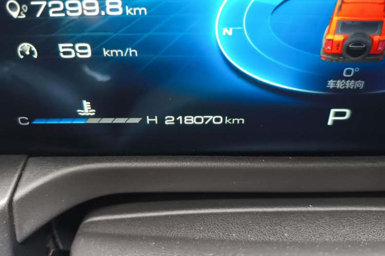 Used Tank 300 2021 Off-Road Edition 2.0T Conqueror Odometer Close Up