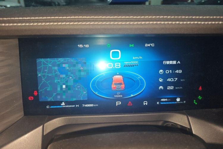 Used Tank 300 2021 City Edition 2.0T—Truly Stylish Instrument Cluster