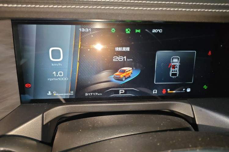 Used Tank 300 2021 City Edition 2.0T—Truly Stylish Instrument Cluster