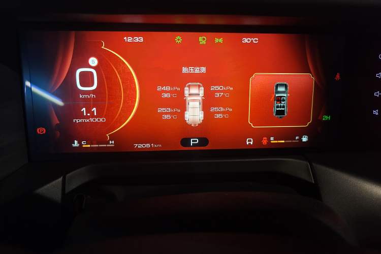 Used Tank 300 2021 Off-Road Edition 2.0T Challenger Instrument Cluster