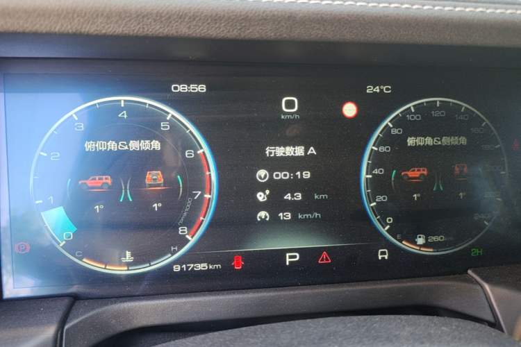 Used Tank 300 2021 Off-Road Edition 2.0T Challenger Instrument Cluster
