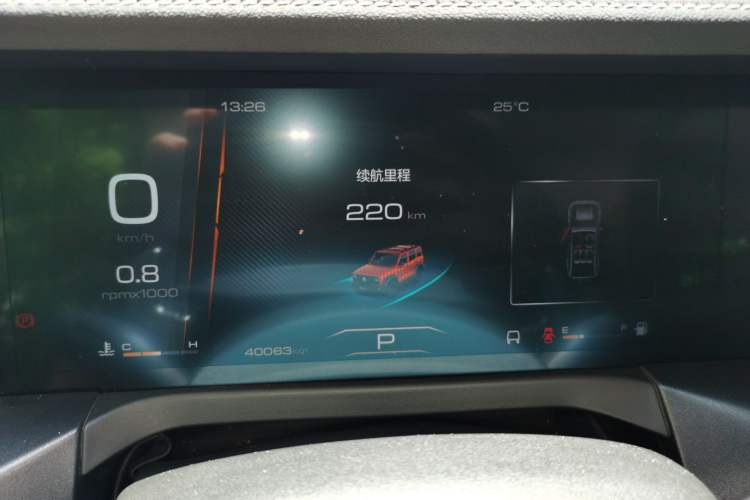 Used Tank 300 2021 Off-Road Edition 2.0T Challenger Instrument Cluster