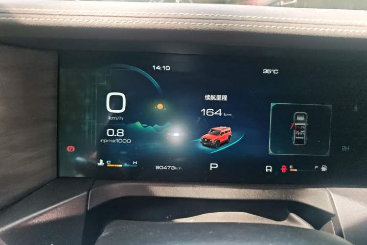 Used Tank 300 2021 Off-Road Edition 2.0T Challenger Instrument Cluster