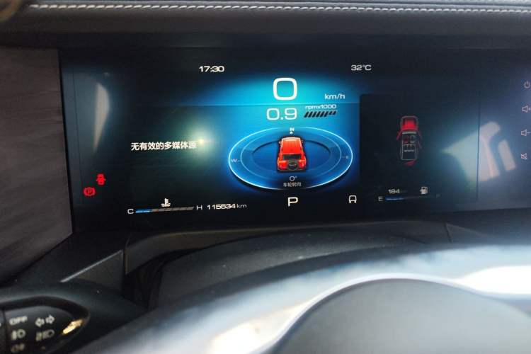 Used Tank 300 2021 City Edition 2.0T—Truly Stylish Instrument Cluster