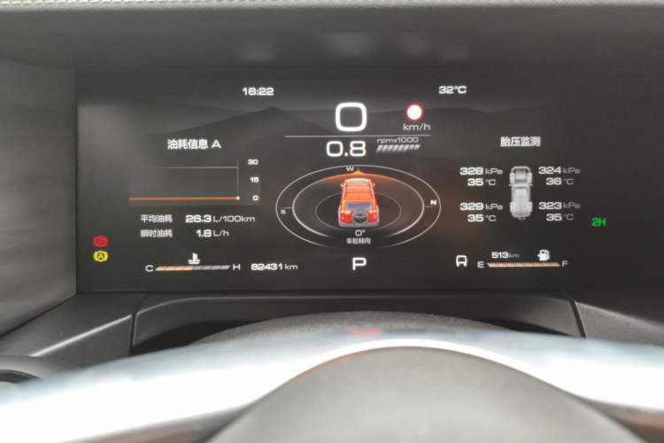 Used Tank 300 2021 Off-Road Edition 2.0T Conqueror Instrument Cluster
