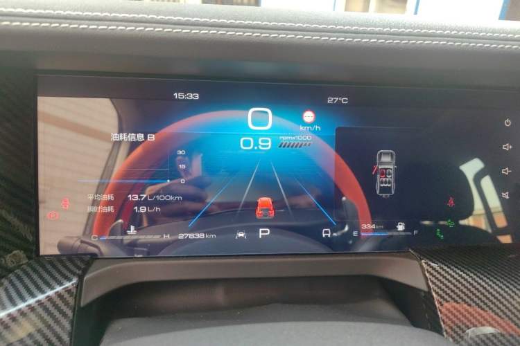 Used Tank 300 2021 City Edition 2.0T—Truly Stylish Instrument Cluster