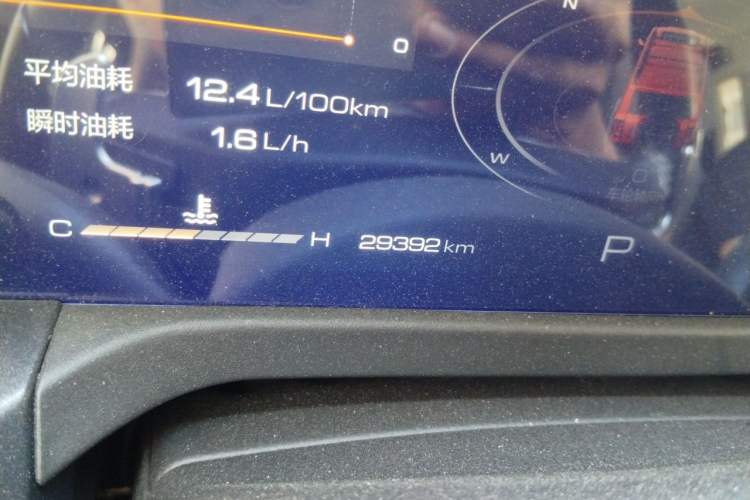 Used Tank 300 2021 Off-Road Edition 2.0T Conqueror Odometer Close Up