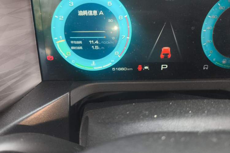 Used Tank 300 2021 City Edition 2.0T—Truly Stylish Odometer Close Up
