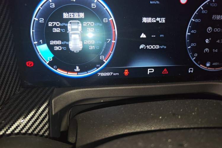 Used Tank 300 2021 City Edition 2.0T—Truly Stylish Odometer Close Up
