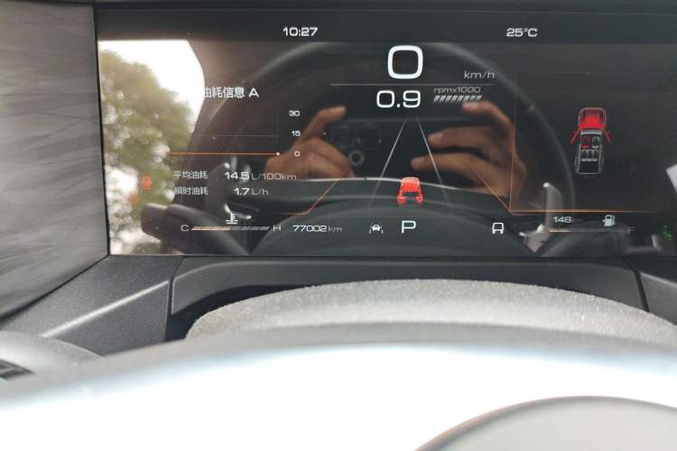 Used Tank 300 2021 City Edition 2.0T—Truly Stylish Odometer Close Up