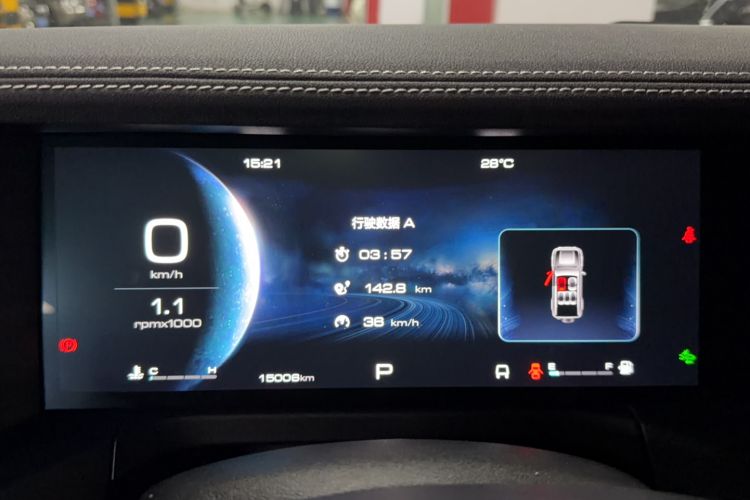 Used Tank 300 2021 City Edition 2.0T—Truly Stylish Odometer Close Up