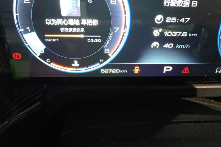 Used Tank 300 2021 Off-Road Edition 2.0T Conqueror Odometer Close Up