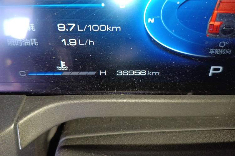 Used Tank 300 2021 Off-Road Edition 2.0T Conqueror Odometer Close Up
