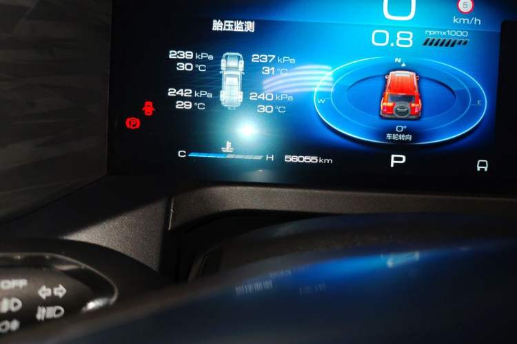 Used Tank 300 2021 City Edition 2.0T—Truly Stylish Odometer Close Up