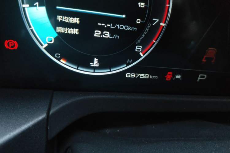 Used Tank 300 2021 Off-Road Edition 2.0T Challenger Odometer Close Up