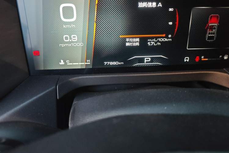 Used Tank 300 2021 2.0T Monet Tribute Limited Edition Odometer Close Up